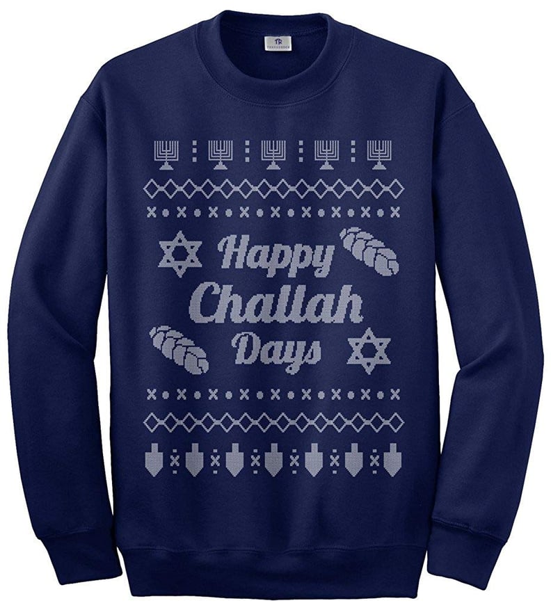 Threadrock "Happy Challah Days" Ugly Sweater