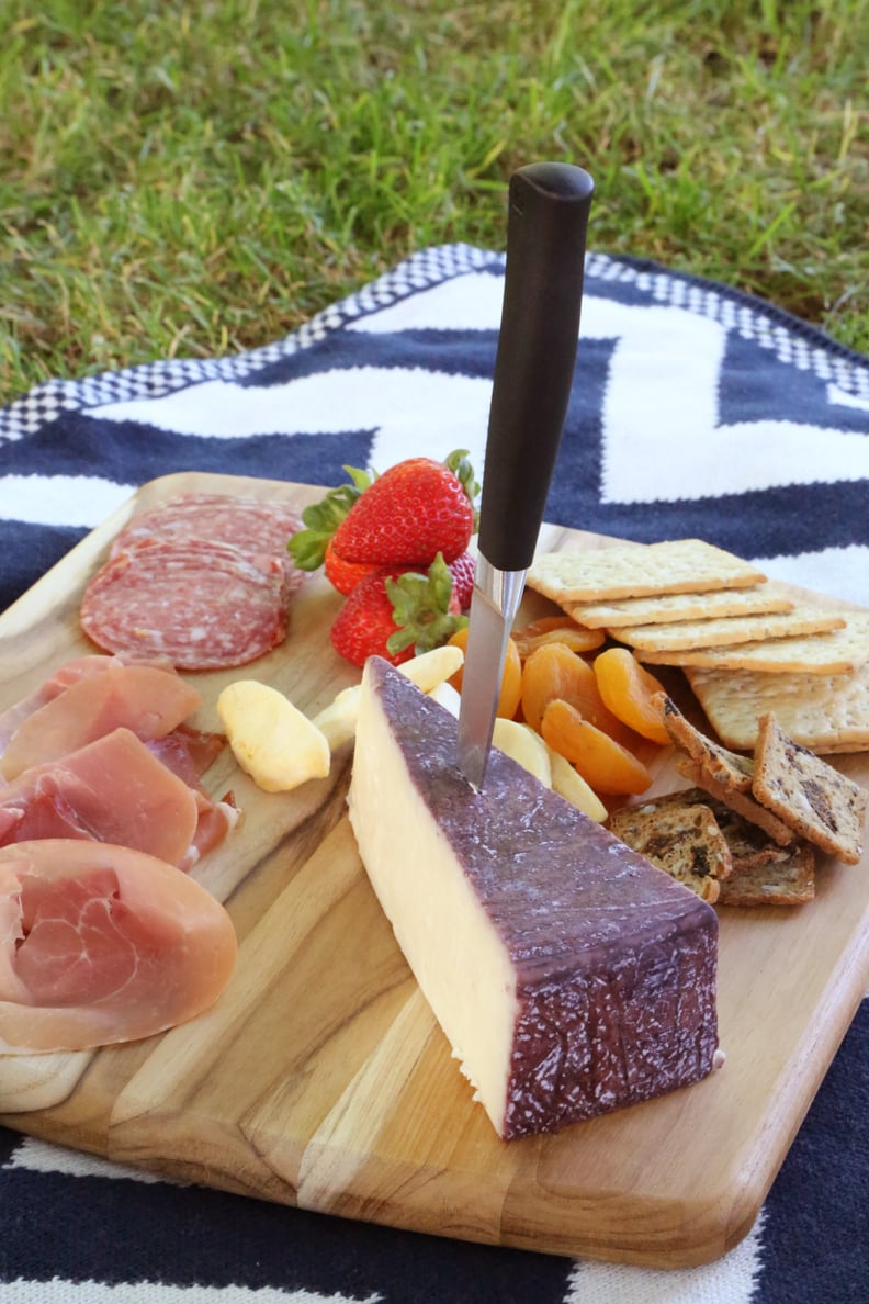 Equipment to Remember: Blanket, Paper Plates and Cups, Knife, Cutting Board