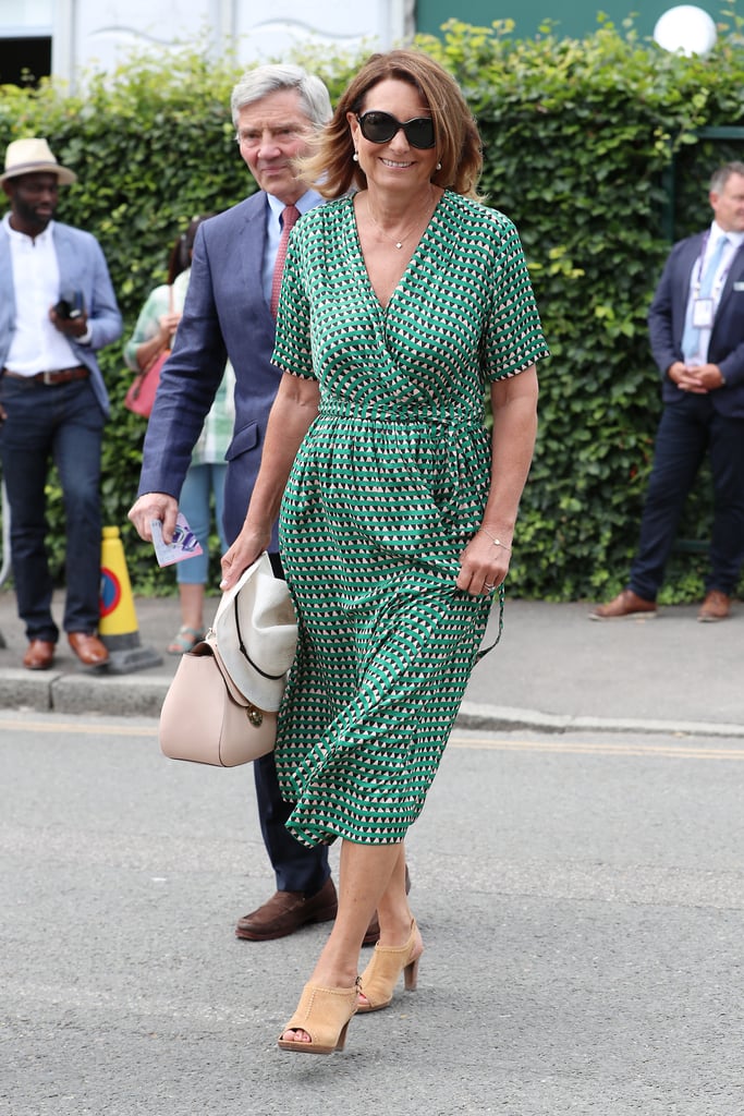 Carole Middleton's Green Dress at Wimbledon 2019