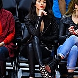Kendall's Unamused . . . Unless She's Playing With Her Shoes