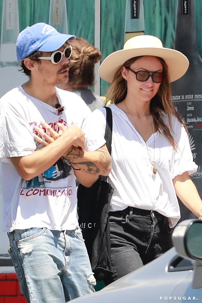 Harry Styles and Olivia Wilde Show PDA During LA Lunch Date