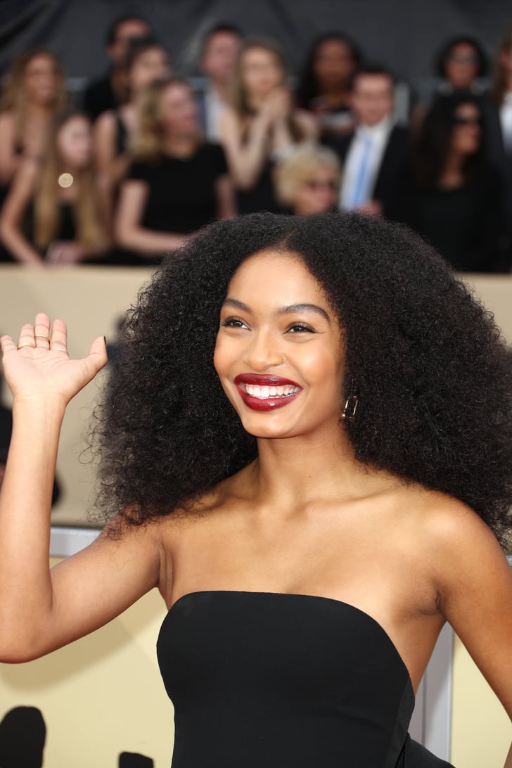 Yara Shahidi | Hair and Makeup at SAG Awards 2018 | Red Carpet Pictures