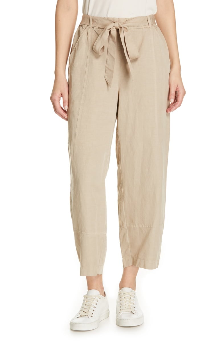 Eileen Fisher Lantern Twill Ankle Pants