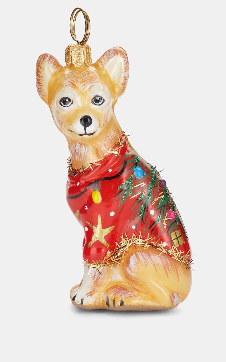 Glass Chihuahua Ornament