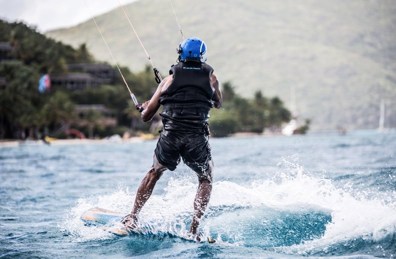 Barack Obama Kitesurfing in the Caribbean 2017 Pictures PS Celebrity