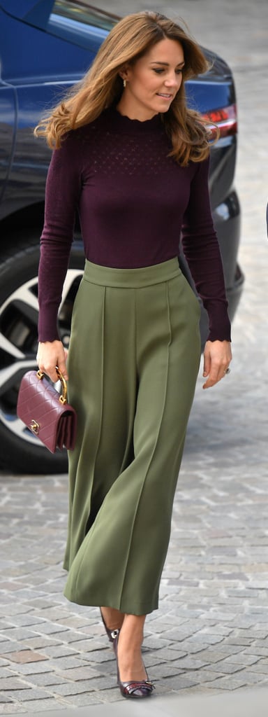 Duchess of Cambridge Jigsaw Trousers and Warehouse Jumper | POPSUGAR ...