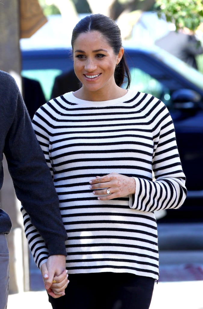 Meghan and Harry With Horses on Morocco Tour February 2019
