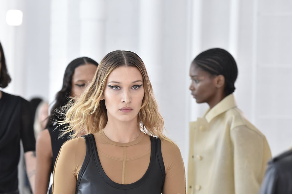 Bella Hadid's Longer Blond Hair at the Helmut Lang Show During New York Fashion Week