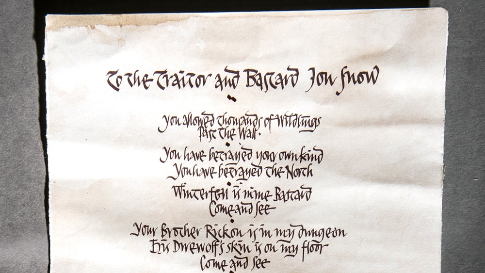 Ramsay Bolton's Letter to Jon Snow | POPSUGAR Entertainment