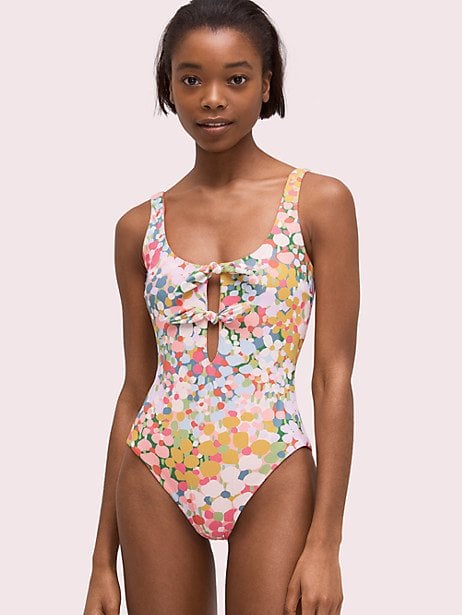 Floral Dots Reversible One-Piece