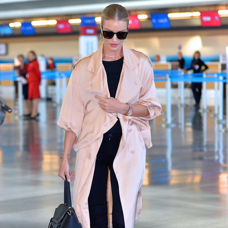 Rosie Huntington Whiteley S Airport Style Popsugar Fashion