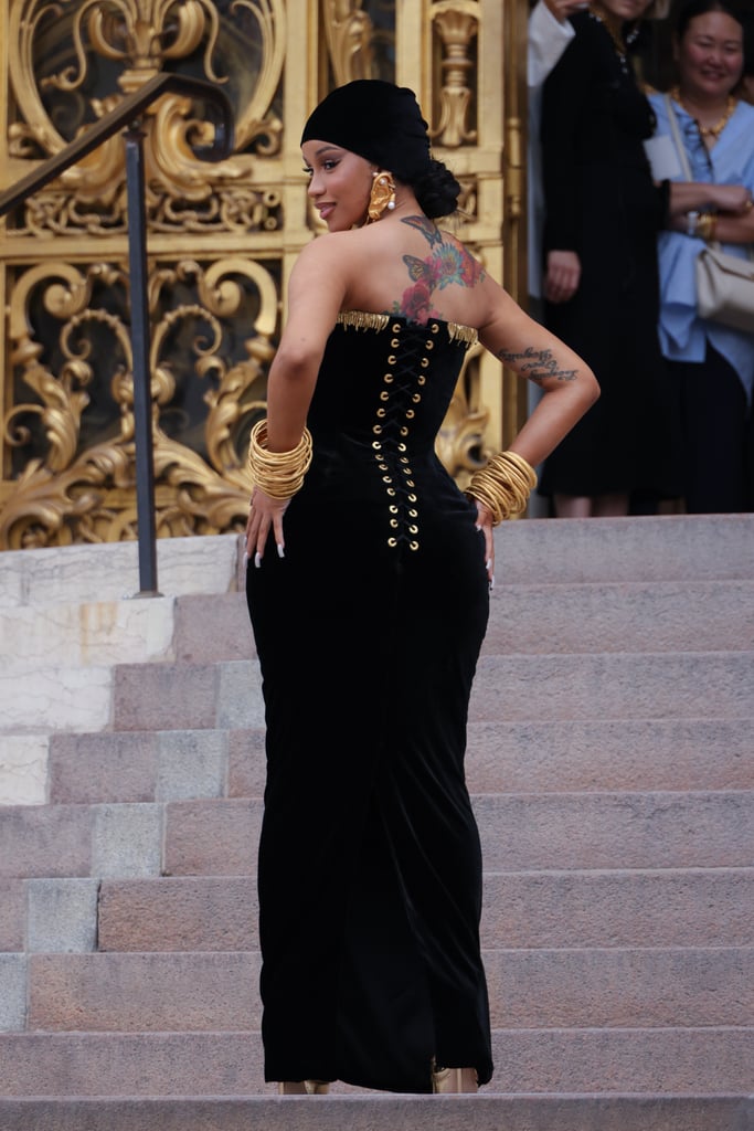 Cardi B Turns Heads in Sleek 'Cardi Couture' at Schiaparelli's Paris ...