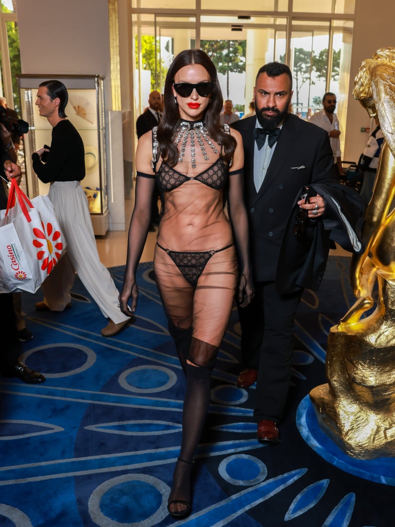 Irina Shayk at the Hotel Martinez in Cannes