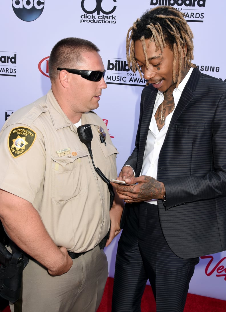 Wiz Khalifa and a Police Officer