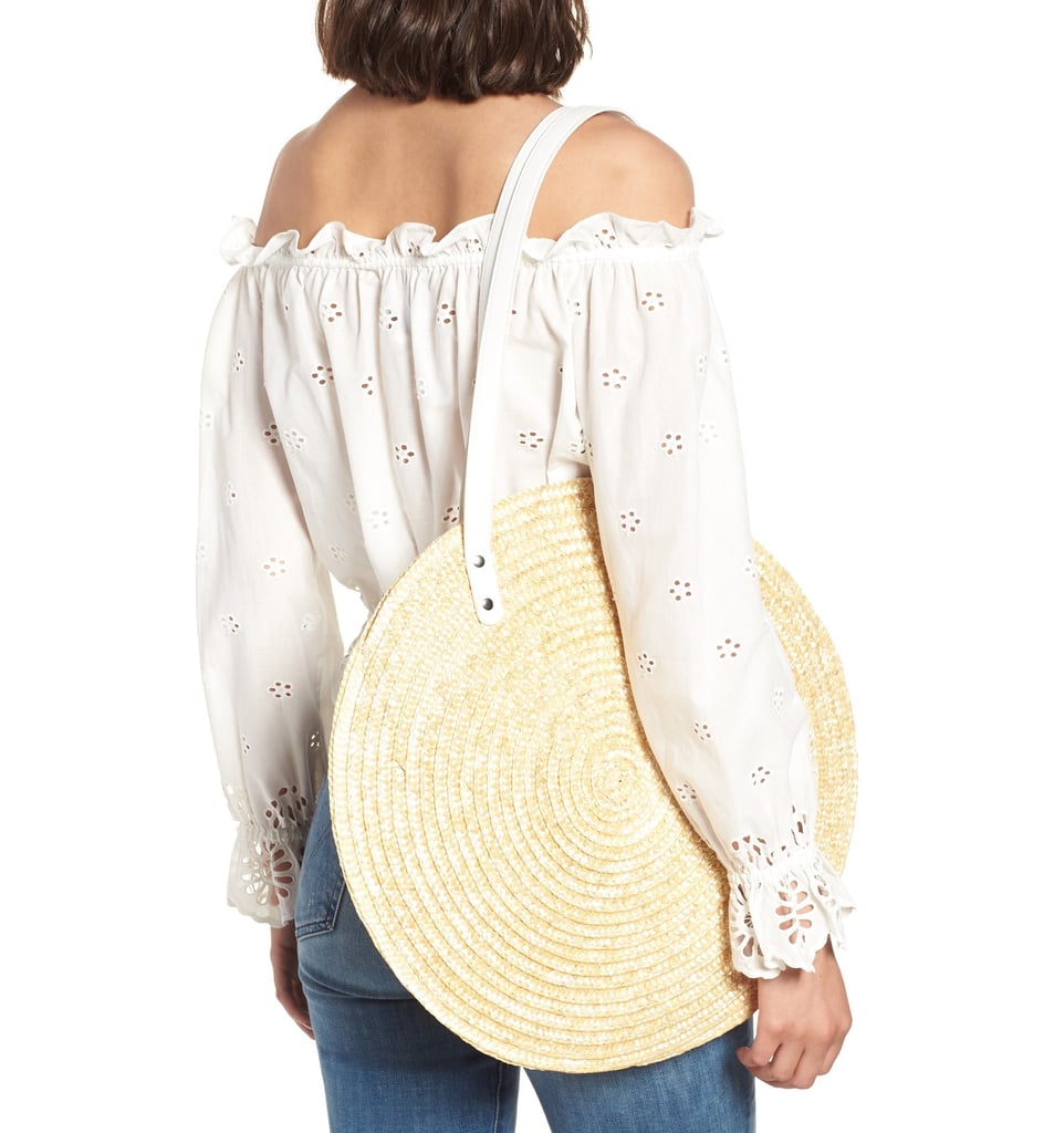BP. Circle Basket Tote Bag