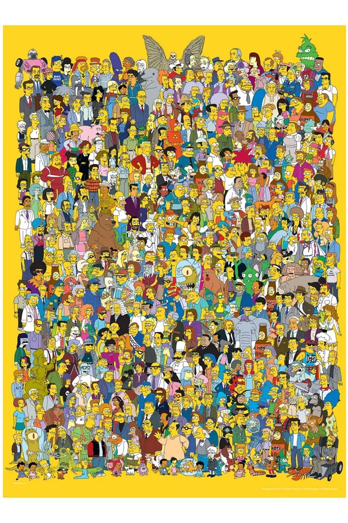 The Simpsons Cast 1000 Piece Puzzle