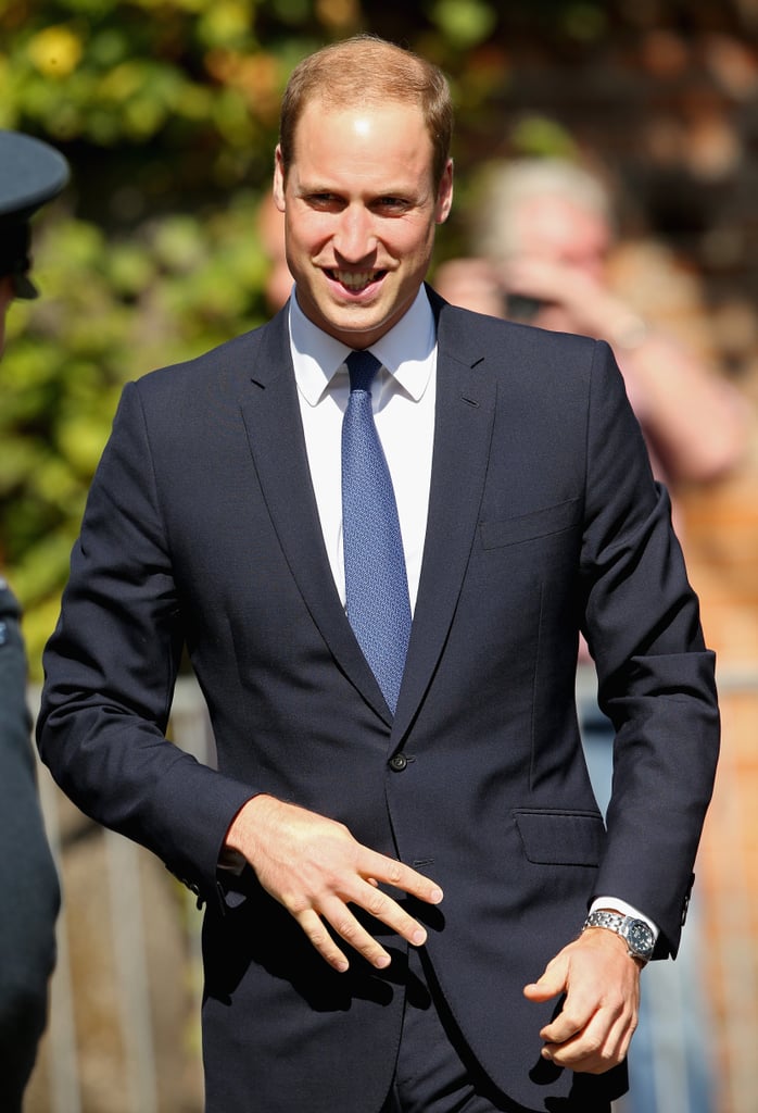 Prince William After Royal Baby Announcement | Photos