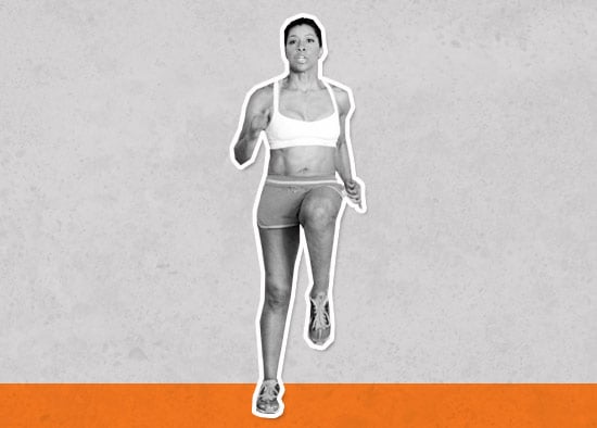 High Knees Sprints on the Spot Core Cardio Blast Your Belly