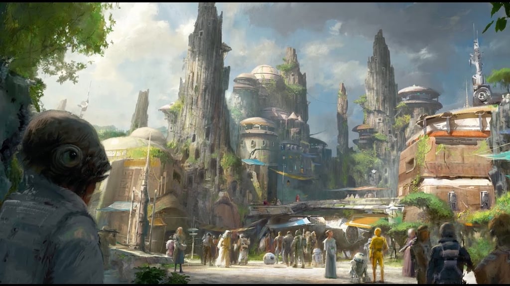 Watch this video from Lucasfilm and Disney's Imagineering team about the park design process.