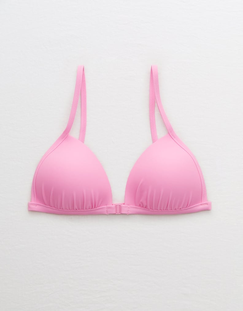 Aerie Perky Triangle Bikini Top, Pink