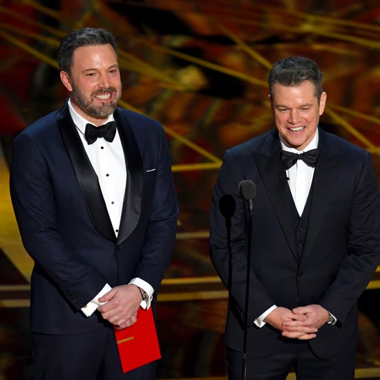 Ben Affleck and Matt Damon at the 2017 Oscars