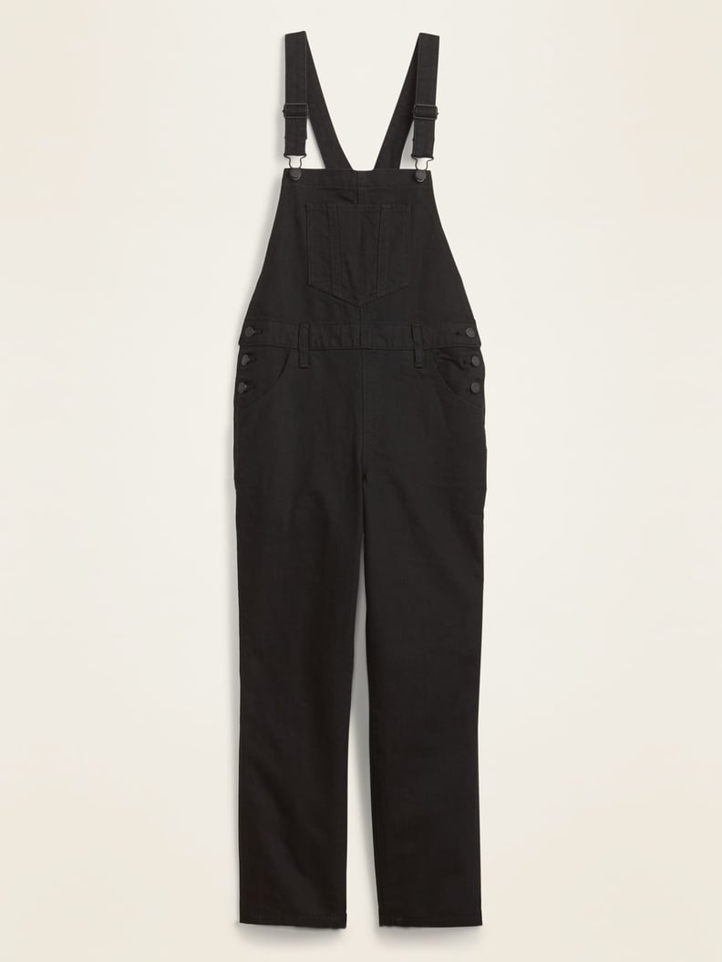 Boyfriend Black Jean Overalls