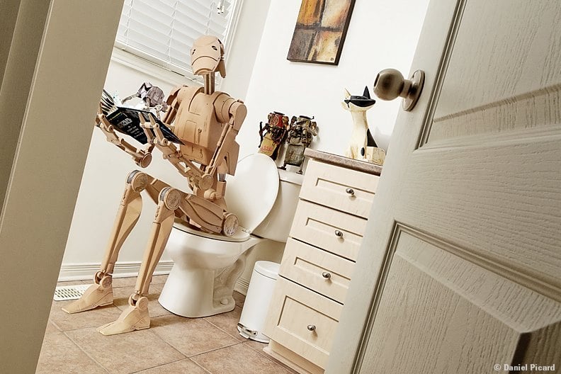 Is there anyone who doesn't read on the toilet?