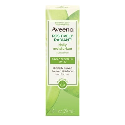 Aveeno Positively Radiant Daily Moisturiser With Soy