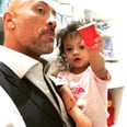 Baby Jasmine Is Only 2, but She Already Has Dwayne Johnson Wrapped Around Her Finger