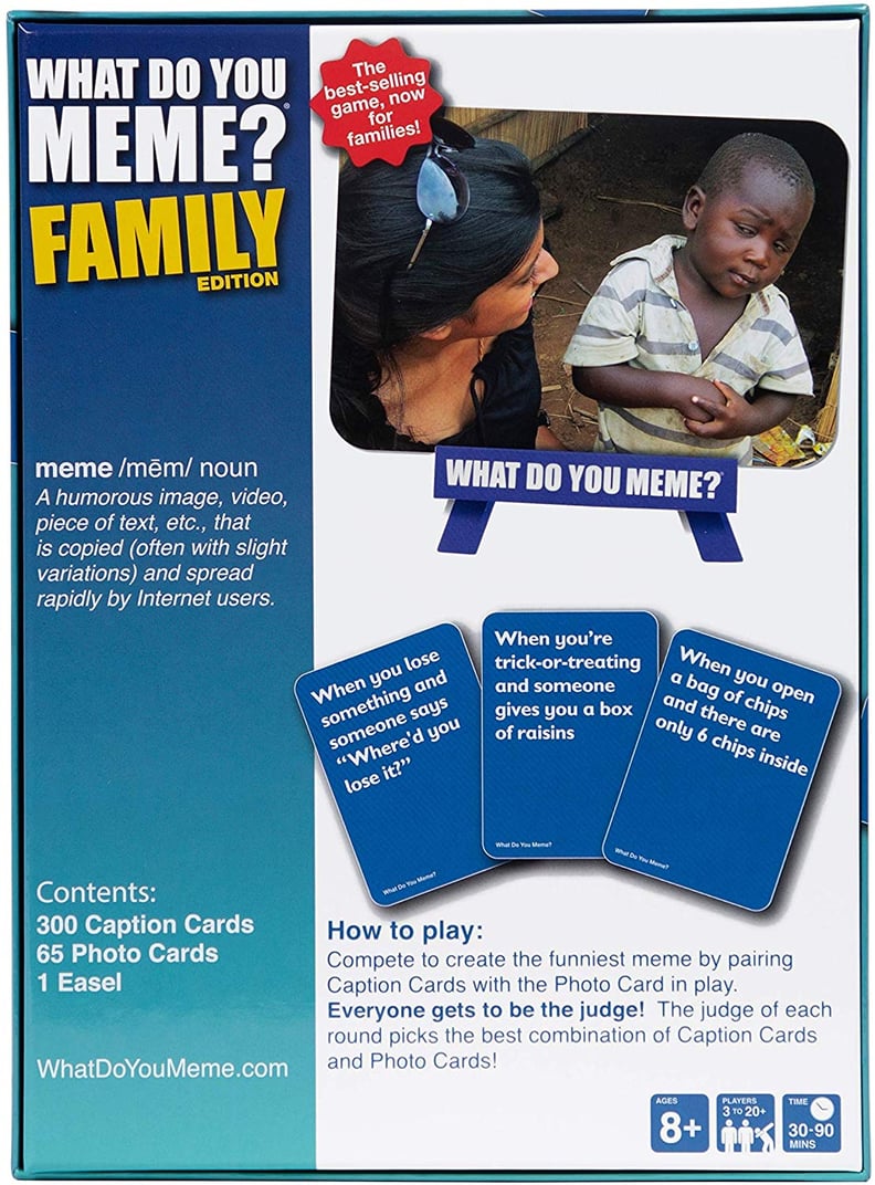  WHAT DO YOU MEME? Family Edition - The Best in Family Card Games  for Kids and Adults : Toys & Games