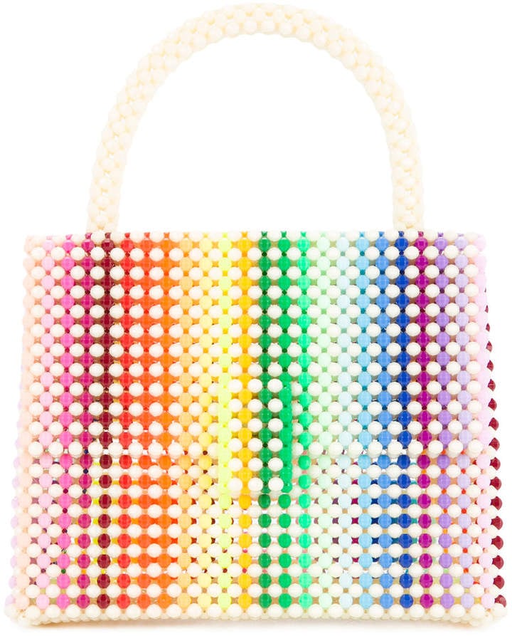 Delduca Rainbow Patterned Shoulder Bag