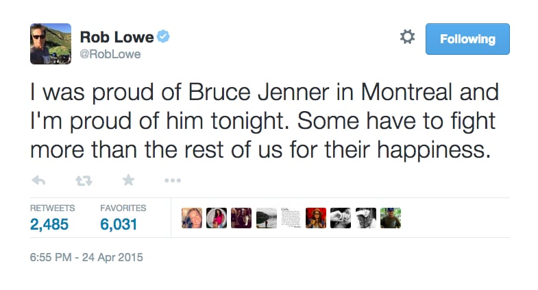 Celebrities Who Support Bruce Jenner