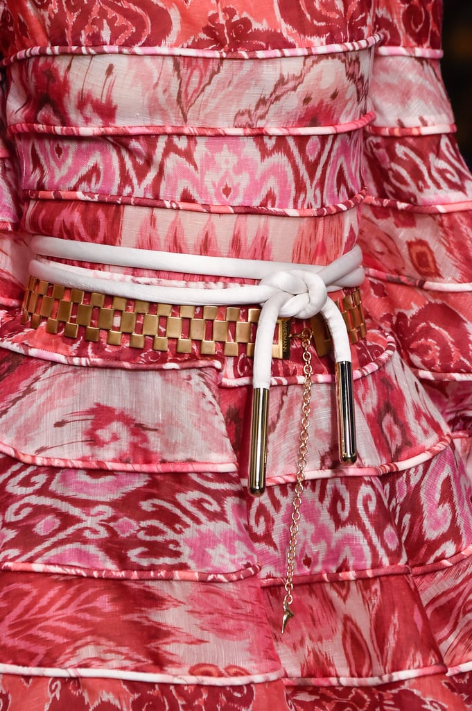 Belts on the Zimmermann Runway During New York Fashion Week