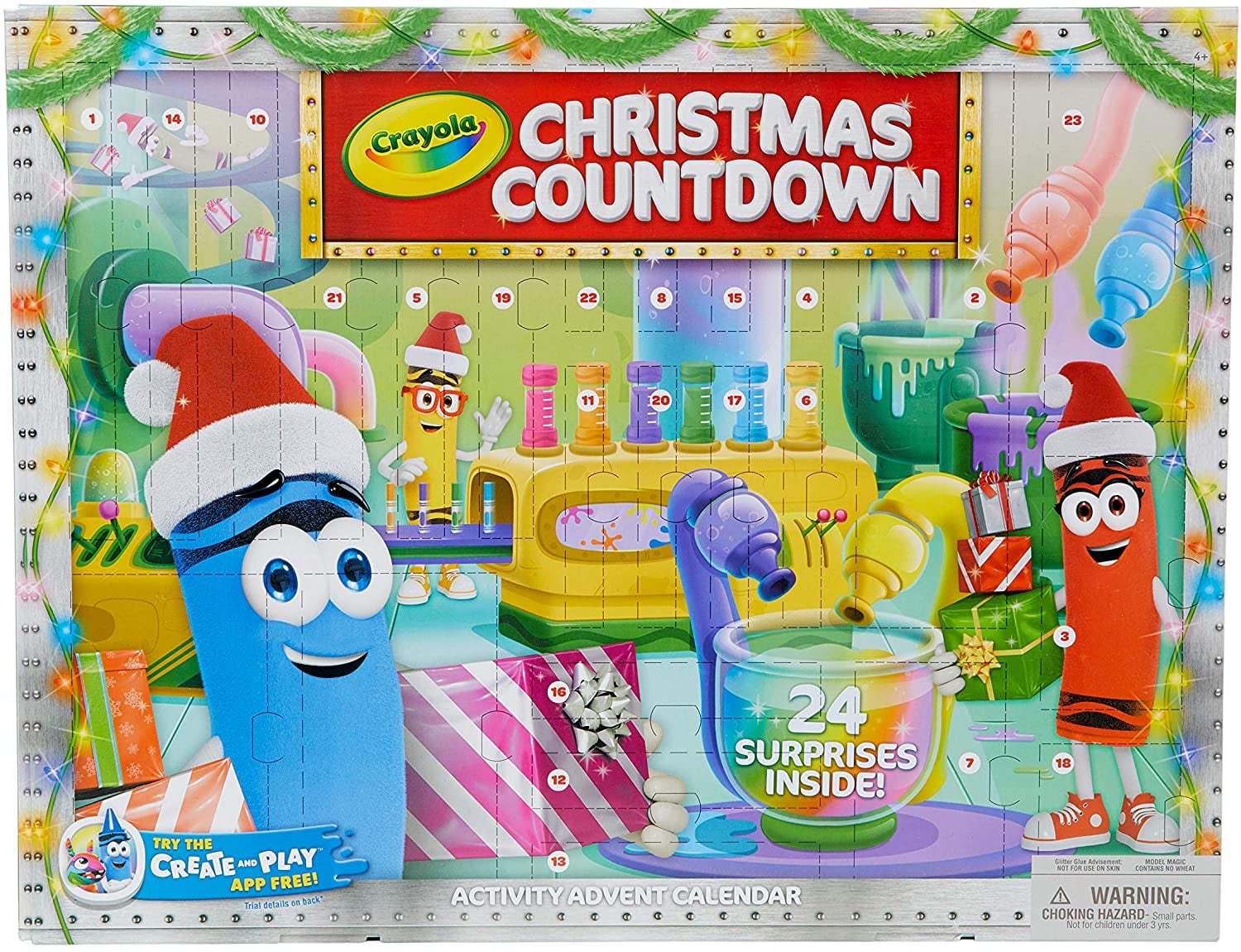 Xmas Calendar Football Advent Calendar Worldcup Theme Soccer Ball Toys 