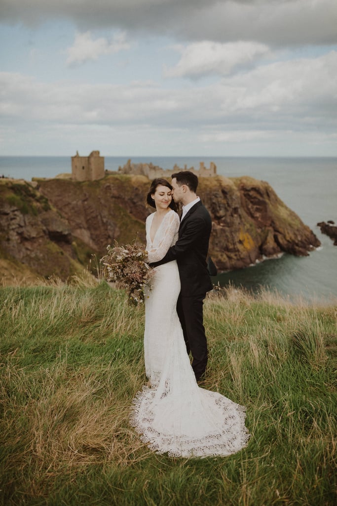 Elopement Shoot at Dunnottar Castle in Scotland