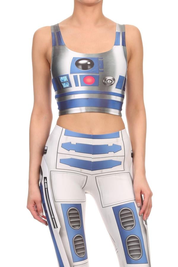 Poprageous Blue Robot Crop