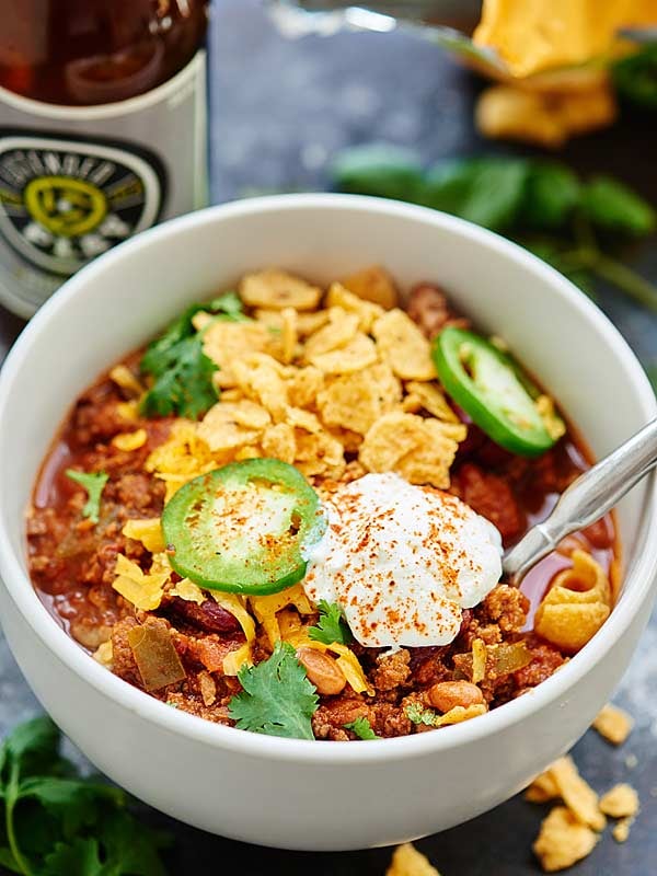 Slow-Cooker Beef Chili