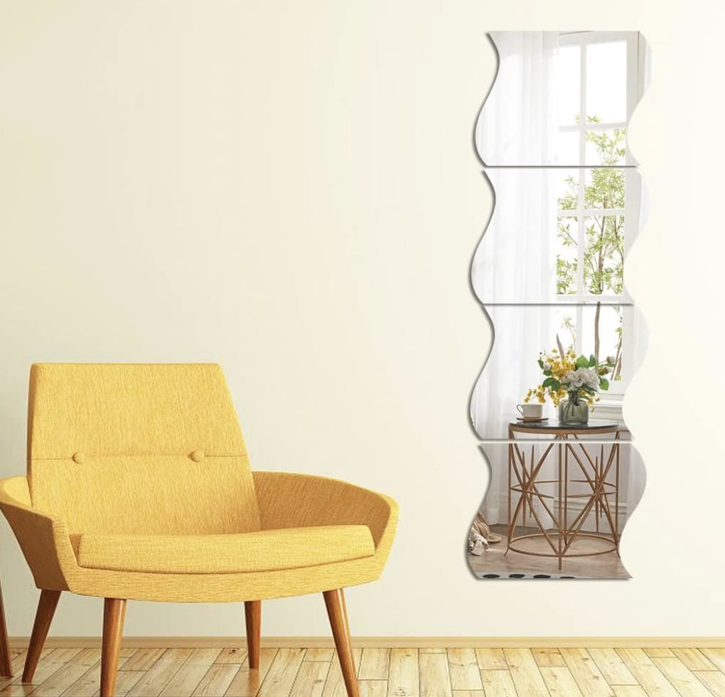Best Frameless Wavy Mirror