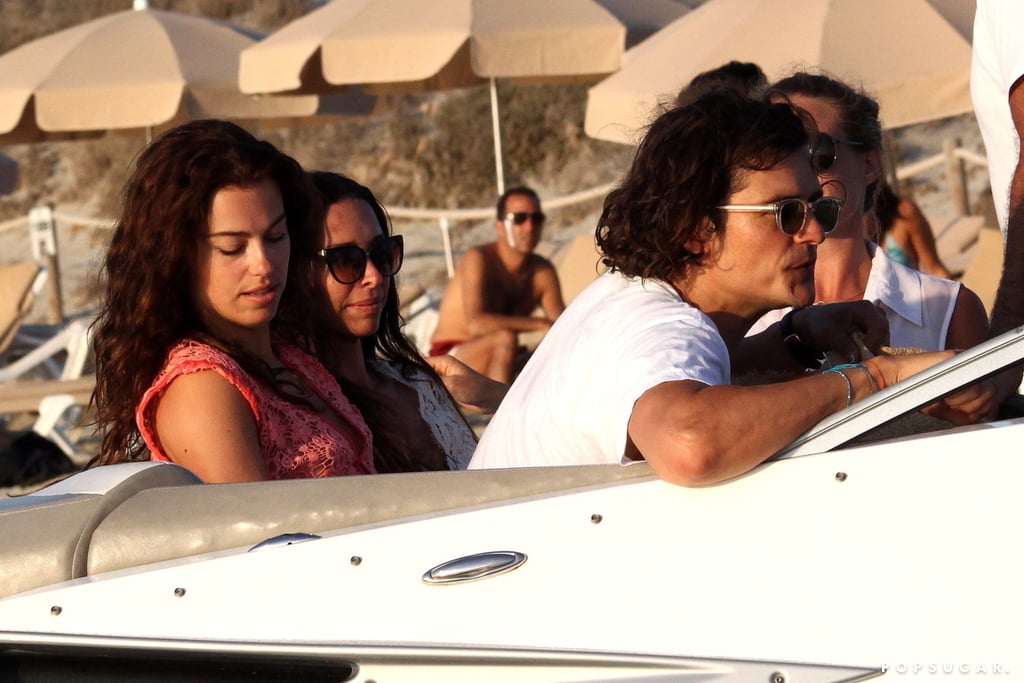 Orlando Bloom With Erica Packer | Pictures