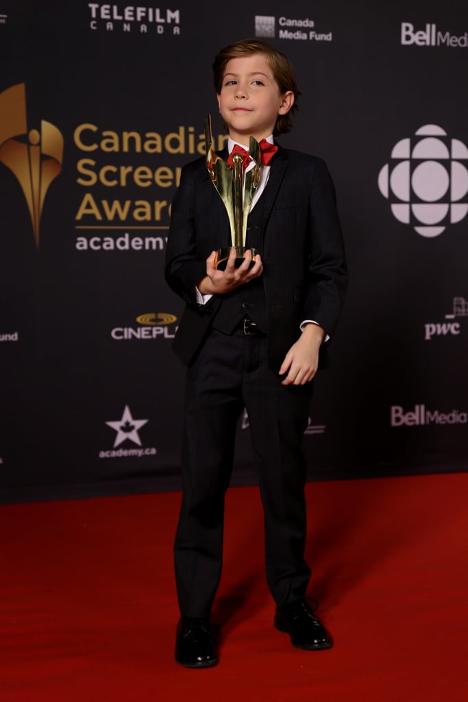Jacob Tremblay at the Canadian Screen Awards 2016