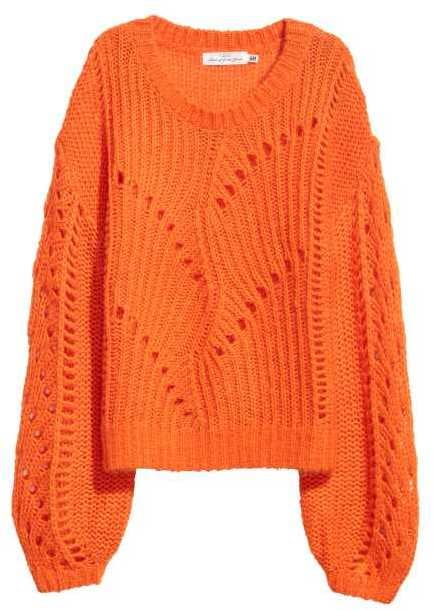 H&M Knit Mohair-Blend Sweater