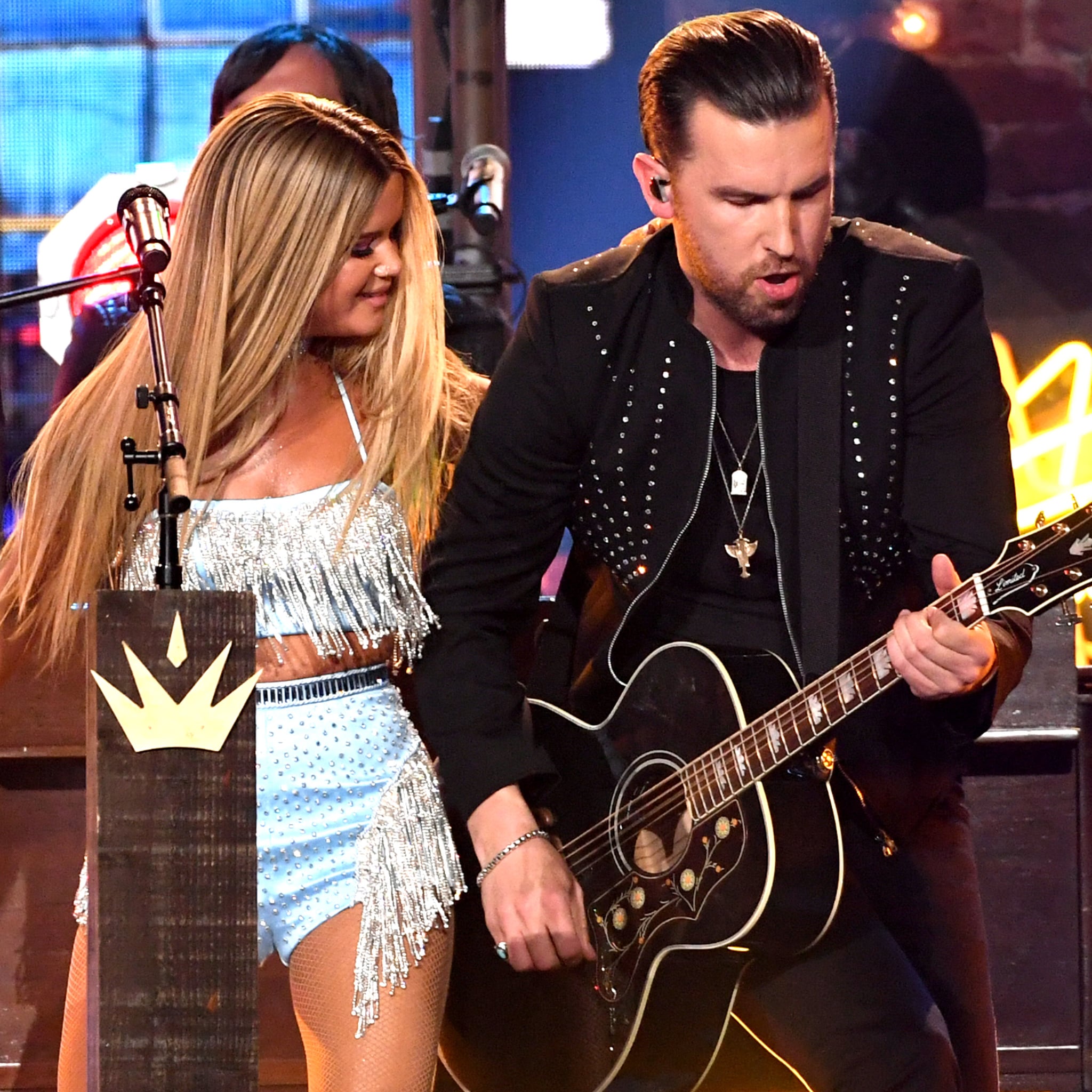 Maren Morris Brothers Osborne Acm Awards Performance Video Popsugar Entertainment