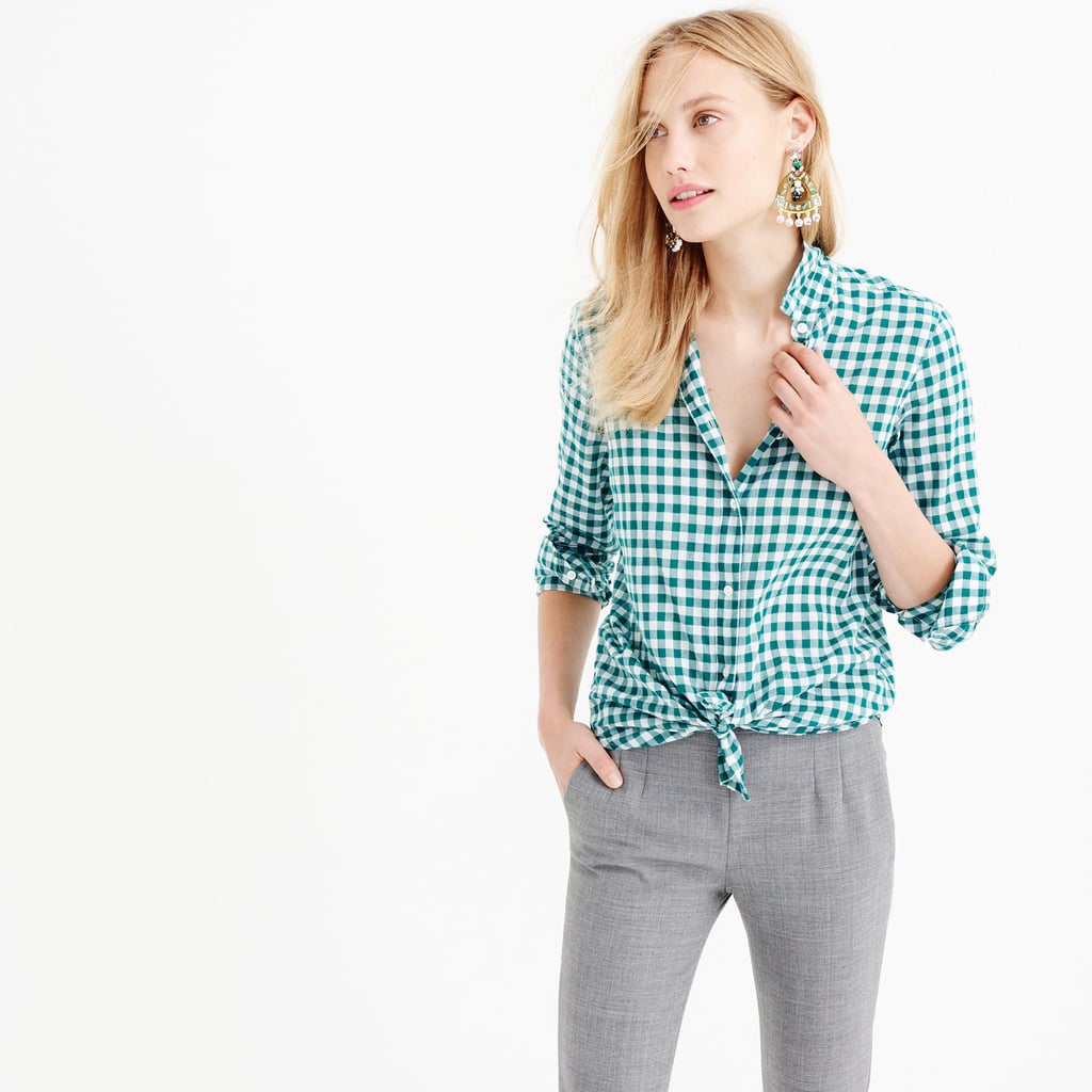 J.Crew Boy Shirt in Crinkle Gingham ($78)