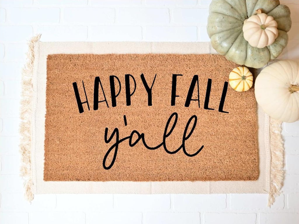 Happy Fall Y'all Doormat