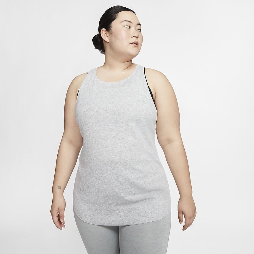 Nike, Tops, Womens Plus Size 2x Nike Yoga Luxe Infinalon Cropped Tank