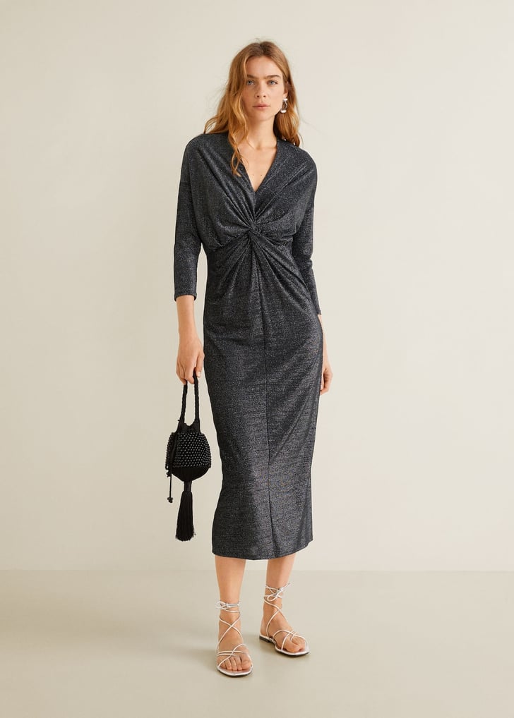 Mango Metallic Gown | Most Flattering Wedding Guest Dresses | POPSUGAR Fashion Photo 21