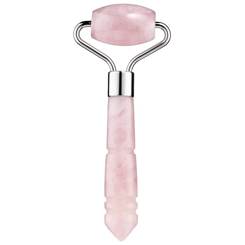 Mount Lai Depuffing Rose Quartz Facial Roller Mini