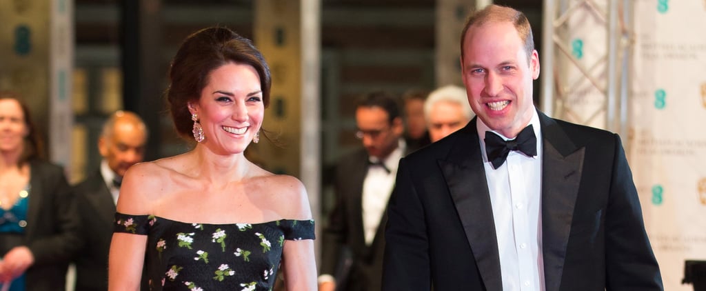 Kate Middleton and Prince William at the 2017 BAFTAs