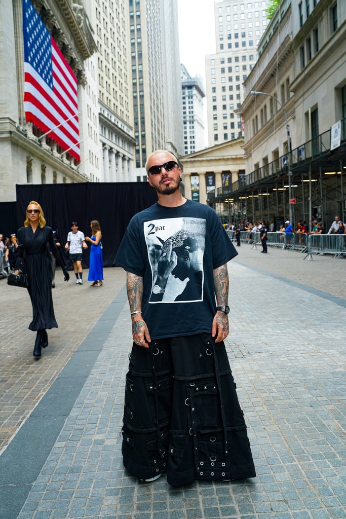 J Balvin Outside the Balenciaga Resort 2023 Show