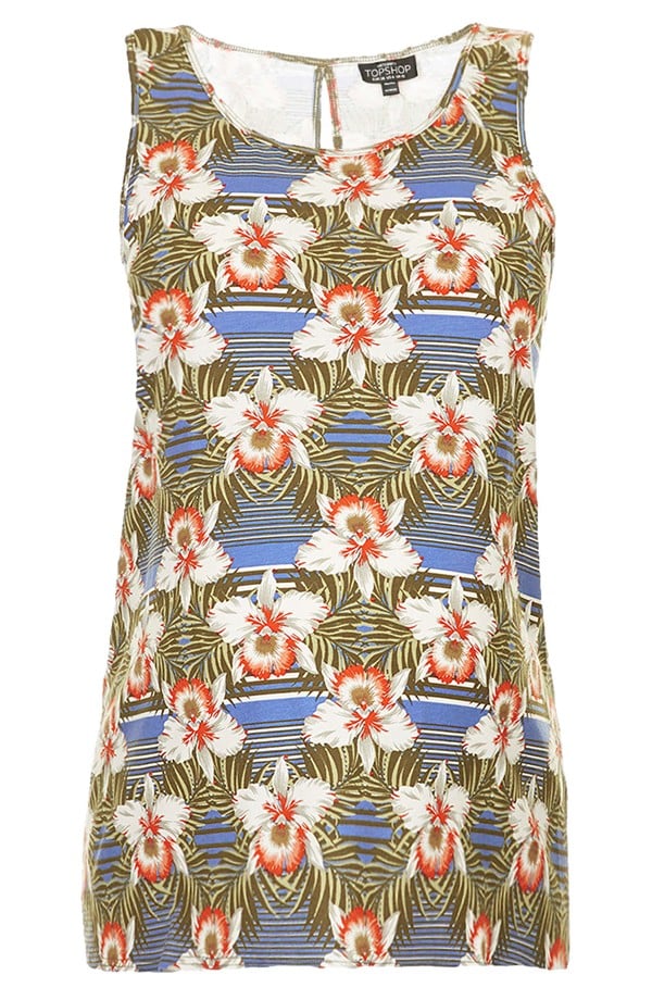 Topshop Island Print Maternity Tank ($15, originally $36)